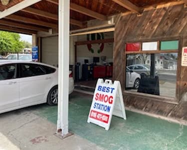 California Smog Check Station - outside photo